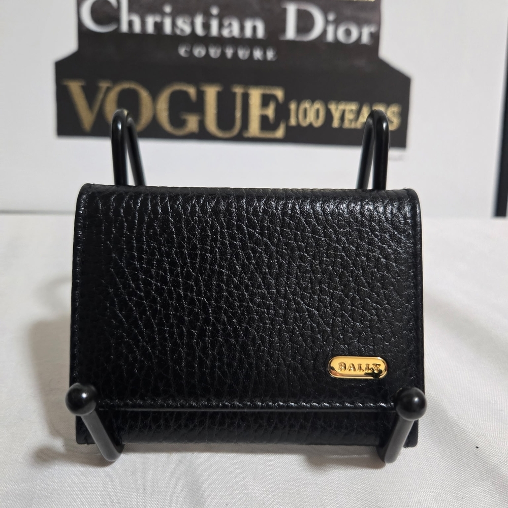 Bally Black Leather Coin Wallet - Picture 3 of 12
